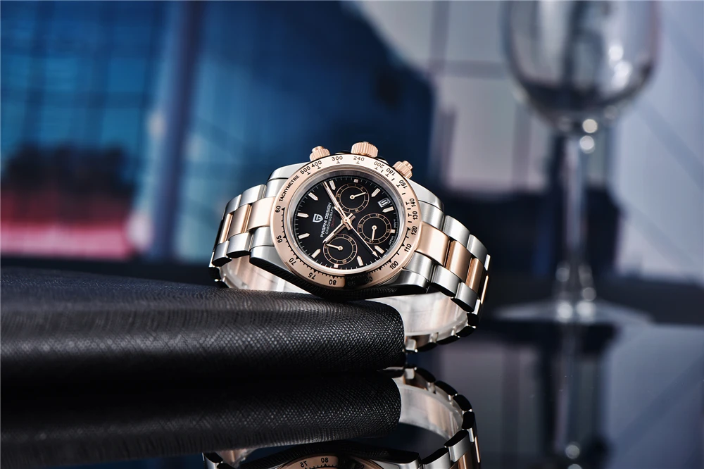 2026 New PAGANI Design Top Brand Men's Sports Quartz Watches Sapphire Stainless Steel Waterproof Chronograph Luxury Reloj Hombre