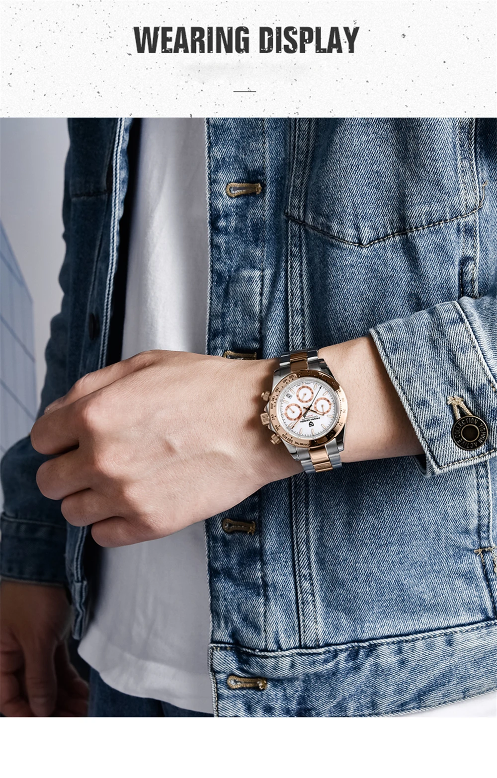 2026 New PAGANI Design Top Brand Men's Sports Quartz Watches Sapphire Stainless Steel Waterproof Chronograph Luxury Reloj Hombre