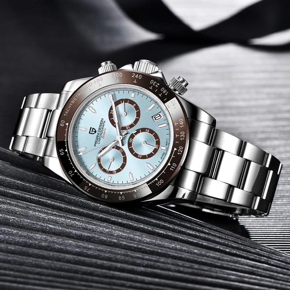 2026 New PAGANI Design Top Brand Men's Sports Quartz Watches Sapphire Stainless Steel Waterproof Chronograph Luxury Reloj Hombre
