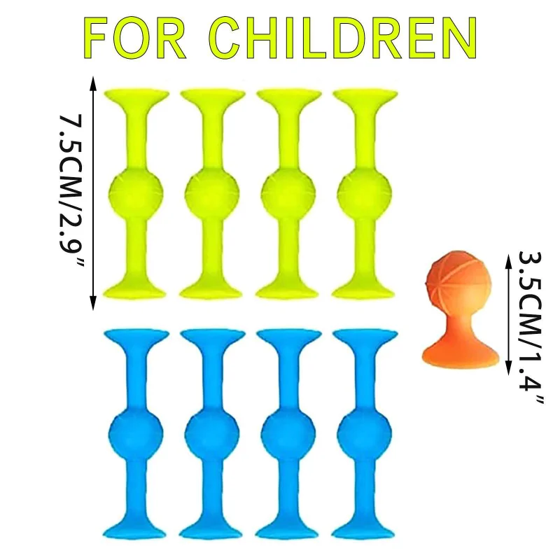 7/12pcs Soft Sticky Suction Dart Fidget Toy Family Interactive Game Pop Silicone Dart Decompression Toy Party Favors For Guests