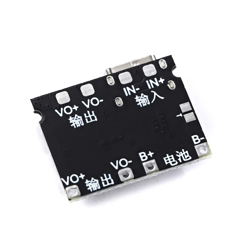 1-10PCS Lithium Li-ion 18650 3.7V 4.2V Battery Charger Board DC-DC Step Up Boost Module USB Type-C TP4056 Fast Charge Module