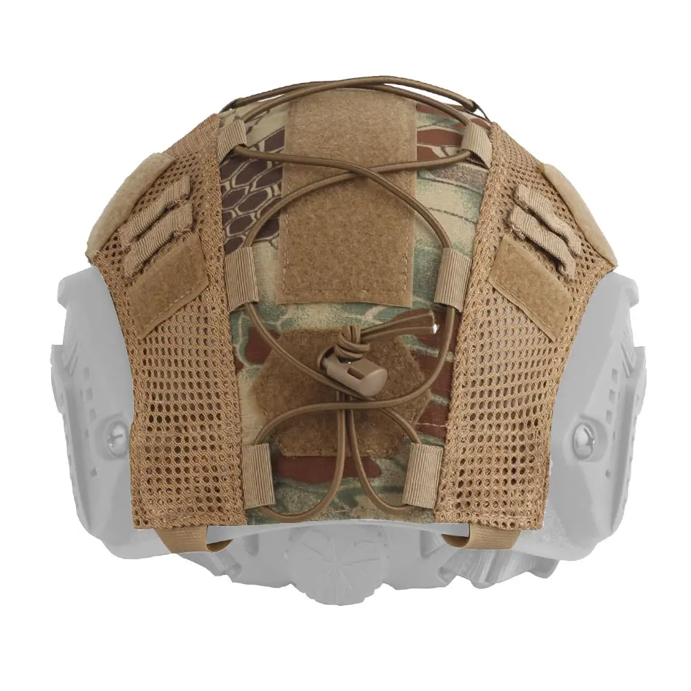 Camouflage Helmet Cover For Ops-Core PJ/BJ/MH Fast Helmet Cover Tactical Militar Hunting CS Wargame Outdoor Sport
