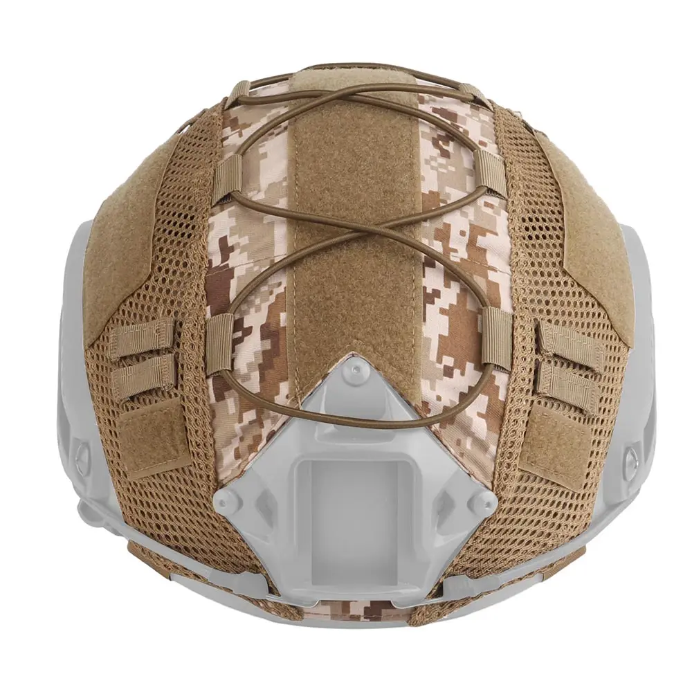 Camouflage Helmet Cover For Ops-Core PJ/BJ/MH Fast Helmet Cover Tactical Militar Hunting CS Wargame Outdoor Sport