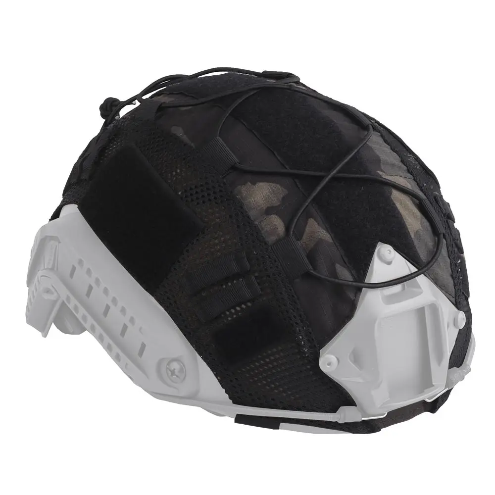 Camouflage Helmet Cover For Ops-Core PJ/BJ/MH Fast Helmet Cover Tactical Militar Hunting CS Wargame Outdoor Sport