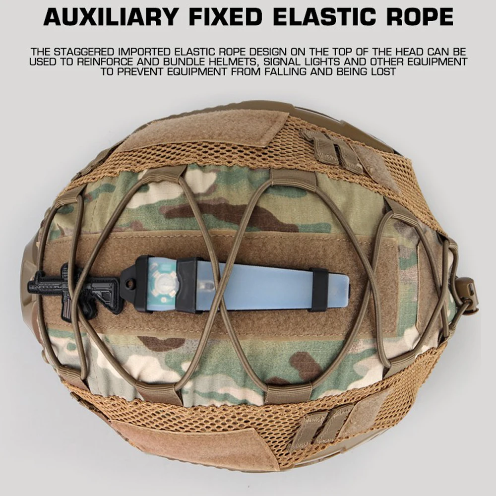 Camouflage Helmet Cover For Ops-Core PJ/BJ/MH Fast Helmet Cover Tactical Militar Hunting CS Wargame Outdoor Sport