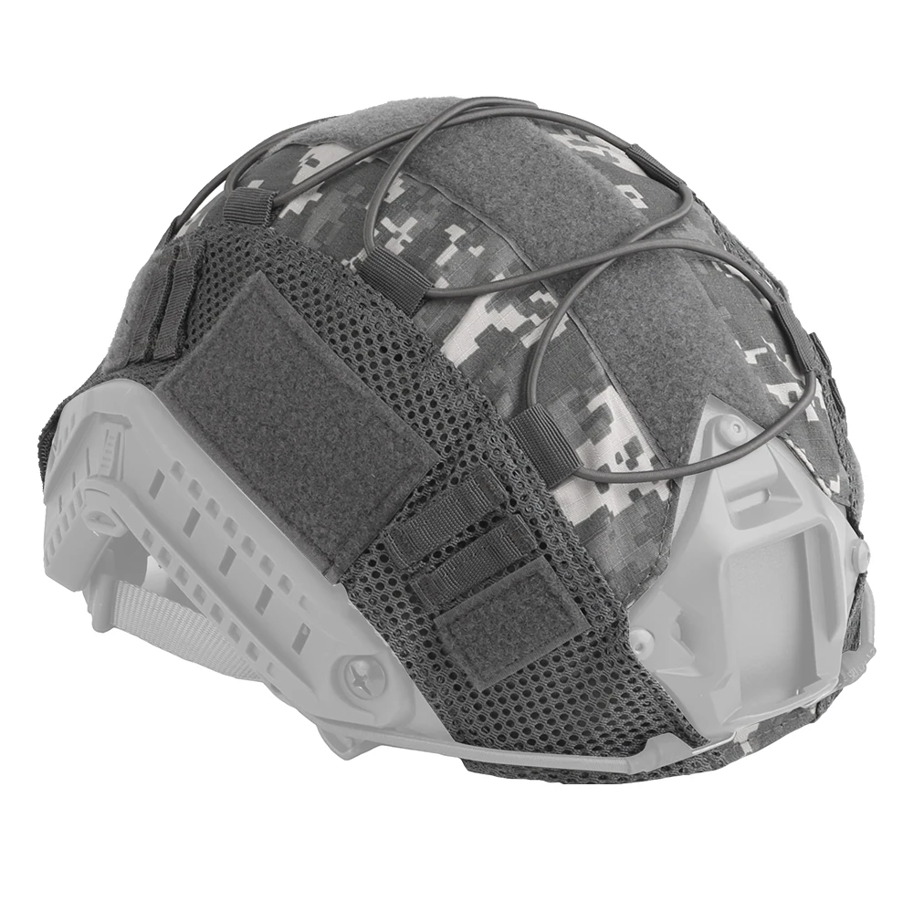 Camouflage Helmet Cover For Ops-Core PJ/BJ/MH Fast Helmet Cover Tactical Militar Hunting CS Wargame Outdoor Sport