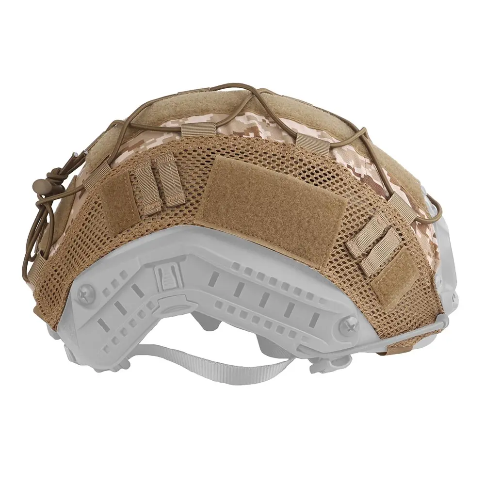 Camouflage Helmet Cover For Ops-Core PJ/BJ/MH Fast Helmet Cover Tactical Militar Hunting CS Wargame Outdoor Sport