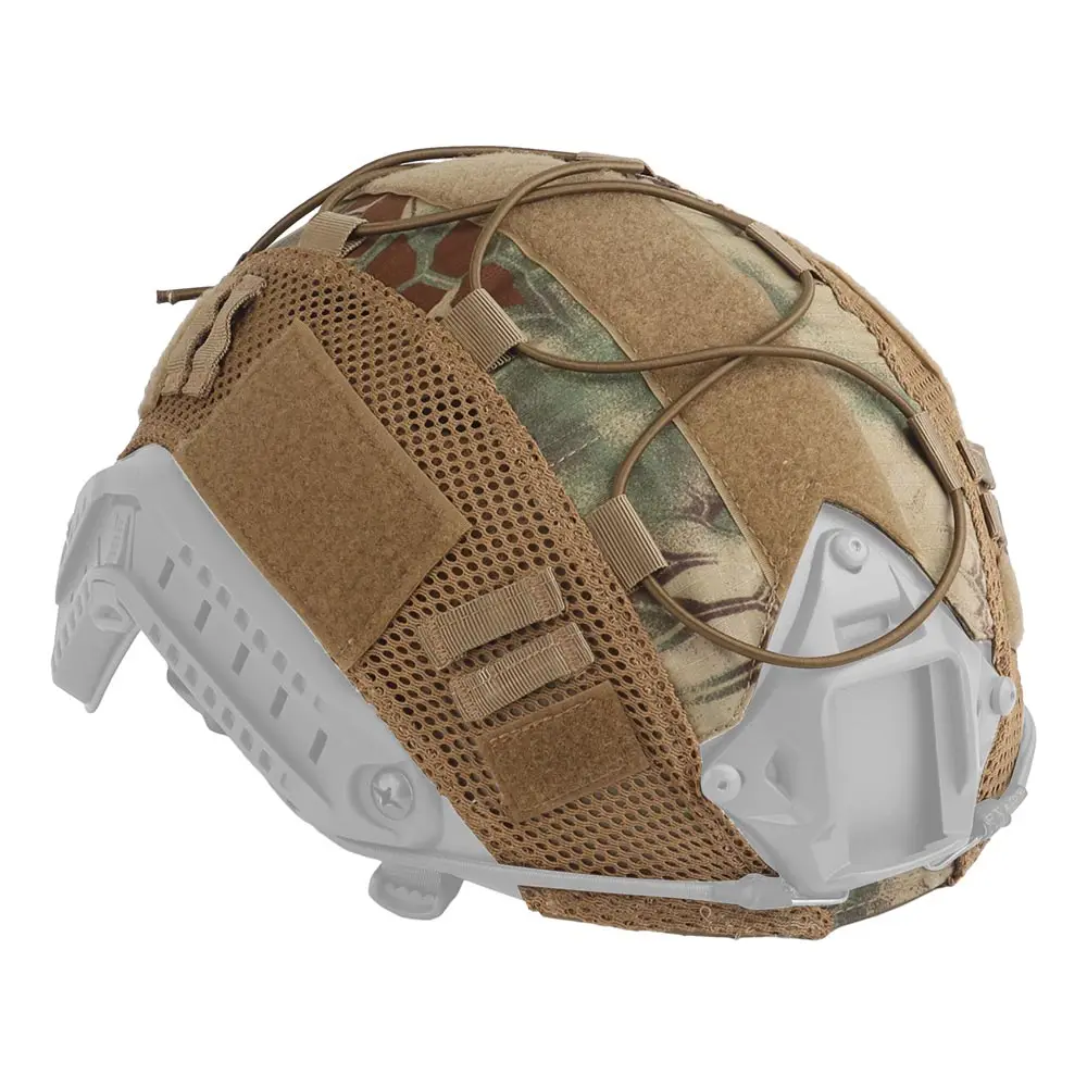 Camouflage Helmet Cover For Ops-Core PJ/BJ/MH Fast Helmet Cover Tactical Militar Hunting CS Wargame Outdoor Sport