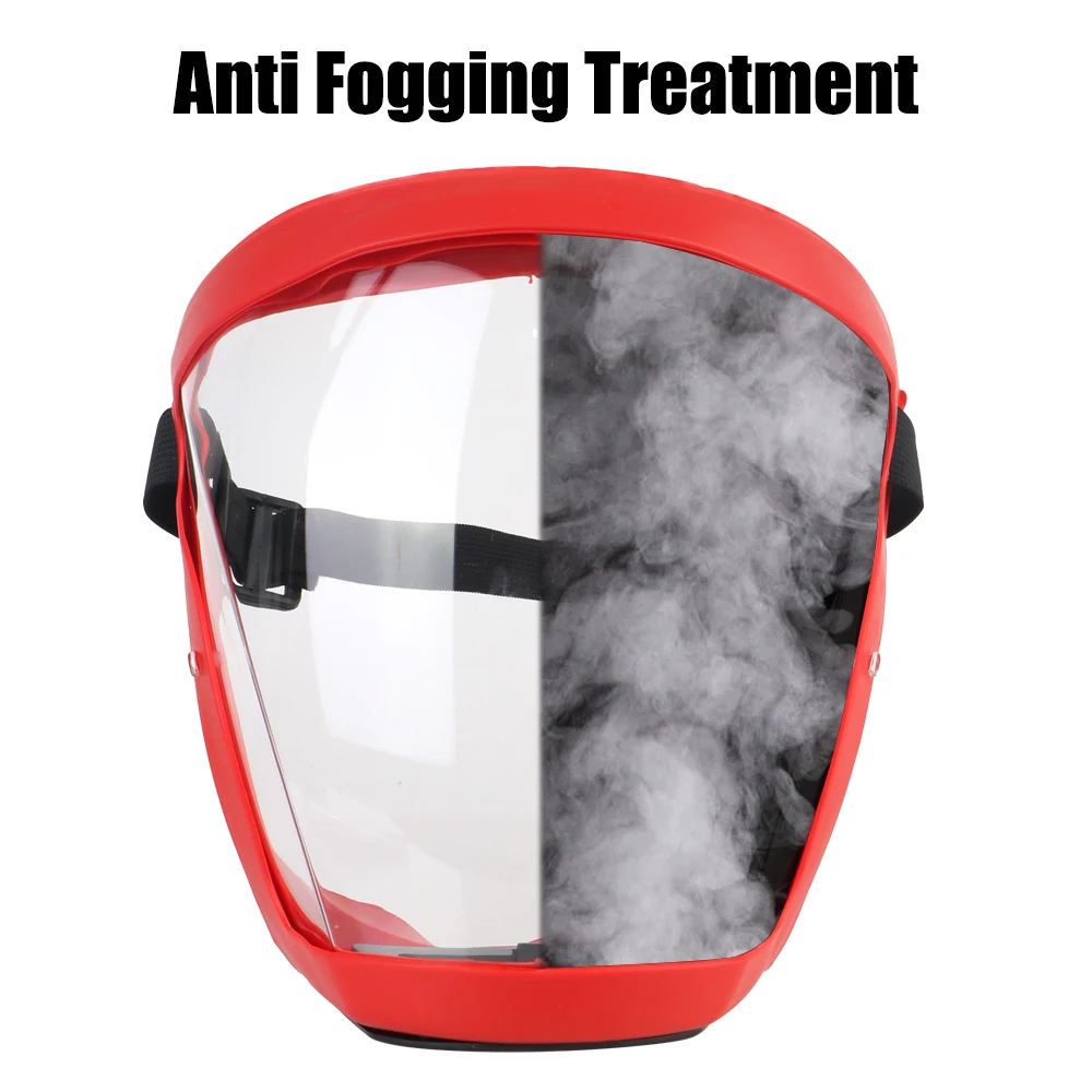 Full Face Shield Protection Face Cover Oil-splash Proof Mask With Filters Motorcycle Bicycle Cycling Dusting Mask Kitchen Tool