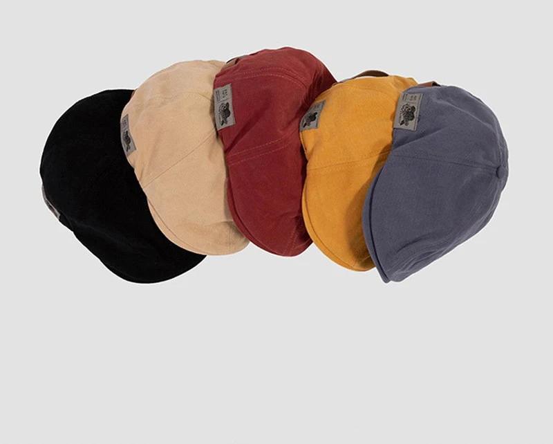 Cotton Peaky Blinders Caps For Men Hats Berets British Western Style Ivy Cap Classic Winter Woman Vintage Linen Beret
