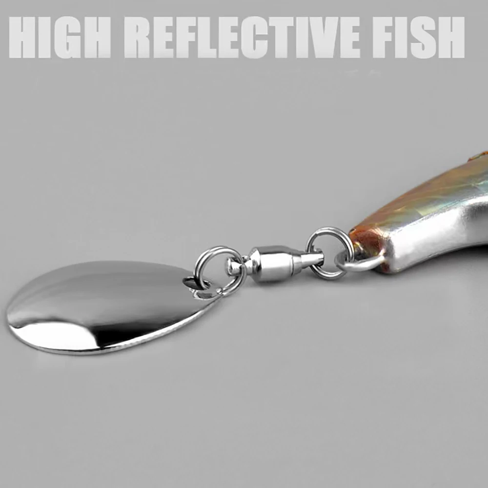 Wobble Rotating Metal VIB Vibration Bait Spinner Spoon Jig Fishing Lures 10g 20g 30g Artificial Hard Baits Sequins Pesca Lure