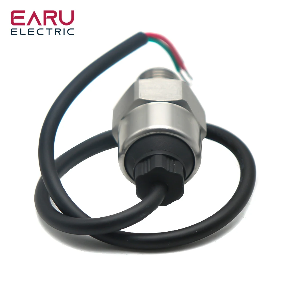 Pressure Sensor Transmitter For Water Oil Fuel Gas Air G1/4 5V Ceramic Sensor Stainless Steel 0.5Mpa 1.2Mpa Transducer