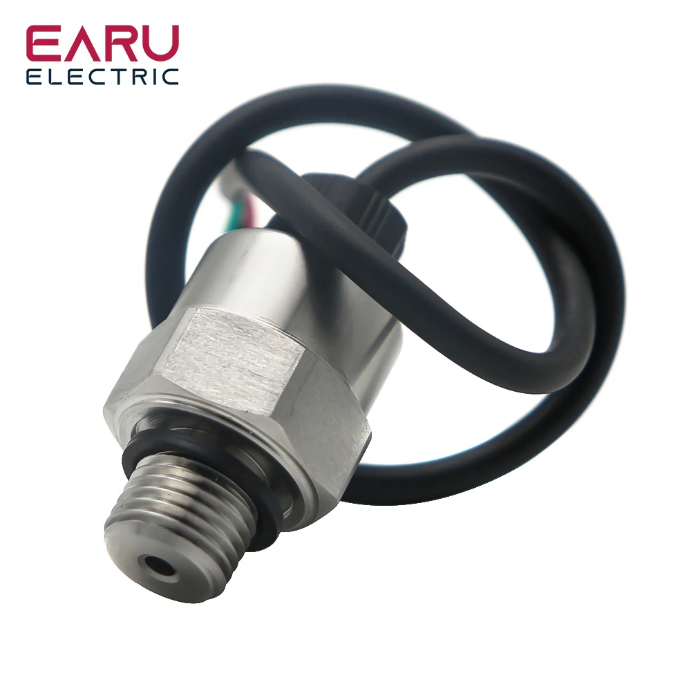 Pressure Sensor Transmitter For Water Oil Fuel Gas Air G1/4 5V Ceramic Sensor Stainless Steel 0.5Mpa 1.2Mpa Transducer