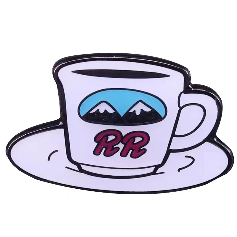Twin Peaks Enamel Pin Horror TV Drama Brooch Metal Badge Men's Backpack Pin Movie Fan Collection Jewelry Gift Wholesale