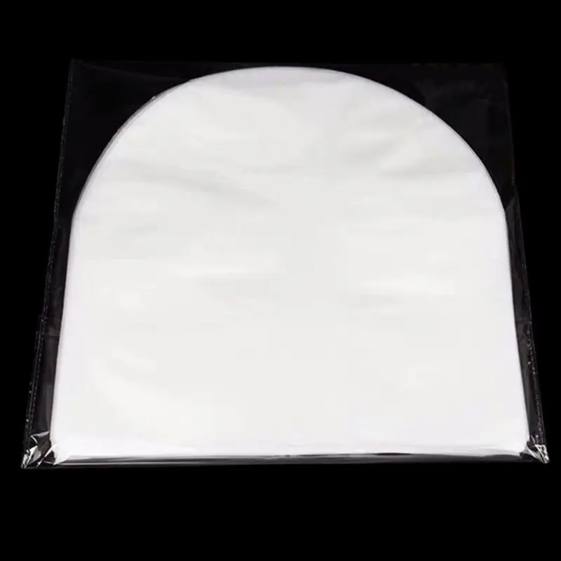 50Pcs 12" Clear Vinyl Record Protecter LP Record Plastic Bags Anti-static Record Sleeves Vinyl Record Inner Film Bag