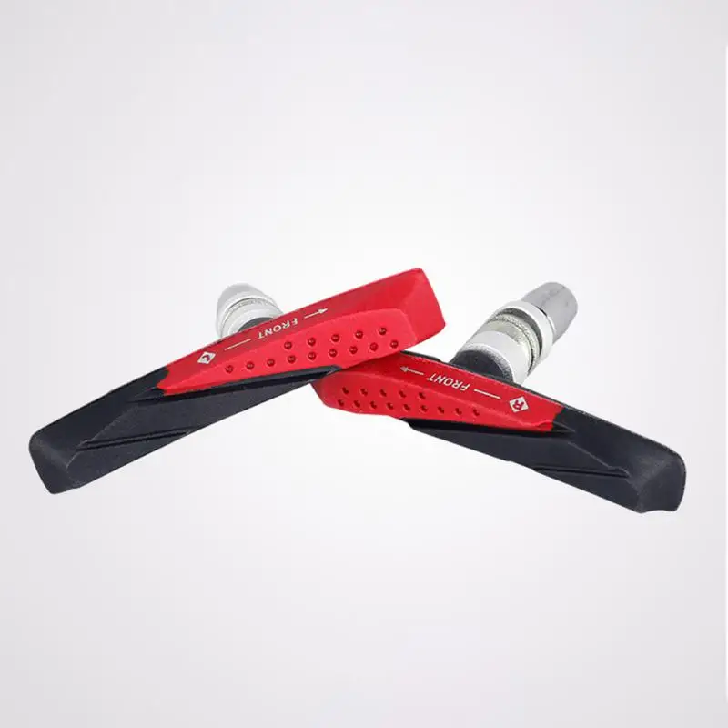 Bicycle Brake Silent V-Brake Pads Mechanical Linear Pull Brakes Dual Compound 73mm MTB Bicycle Brake Blocks For BMX Road Bike