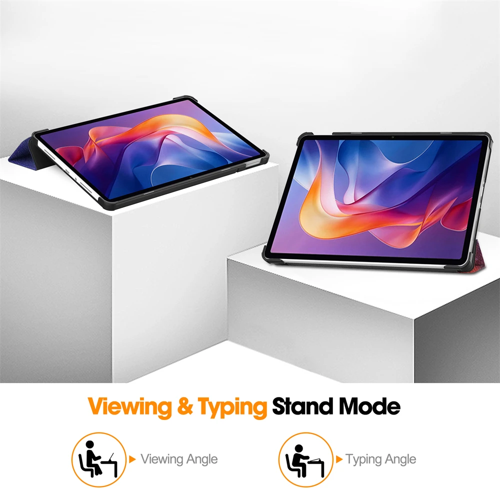 Funda For Xiaomi Redmi Pad 2 Case 11 inch PU Leather Tri-Folding Magnetic Stand Back Tablet Cover for Redmi Pad 2 2025 Case