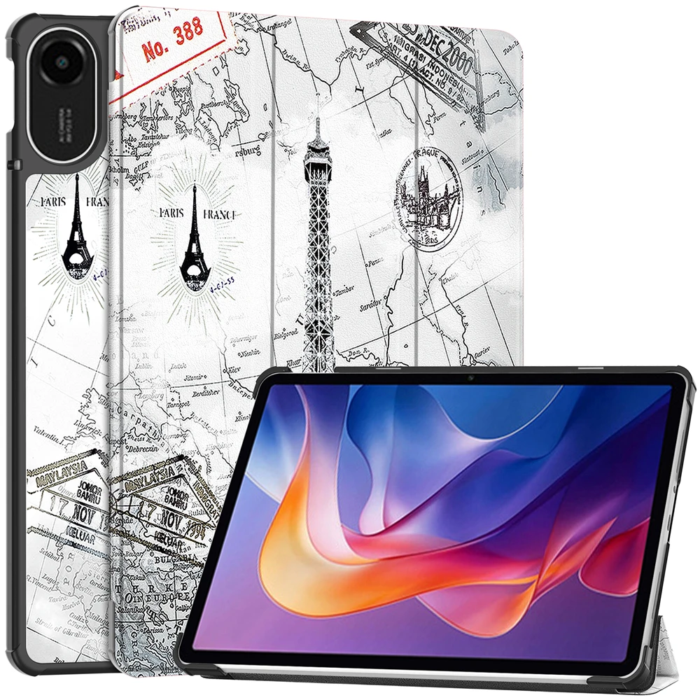 Funda For Xiaomi Redmi Pad 2 Case 11 inch PU Leather Tri-Folding Magnetic Stand Back Tablet Cover for Redmi Pad 2 2025 Case