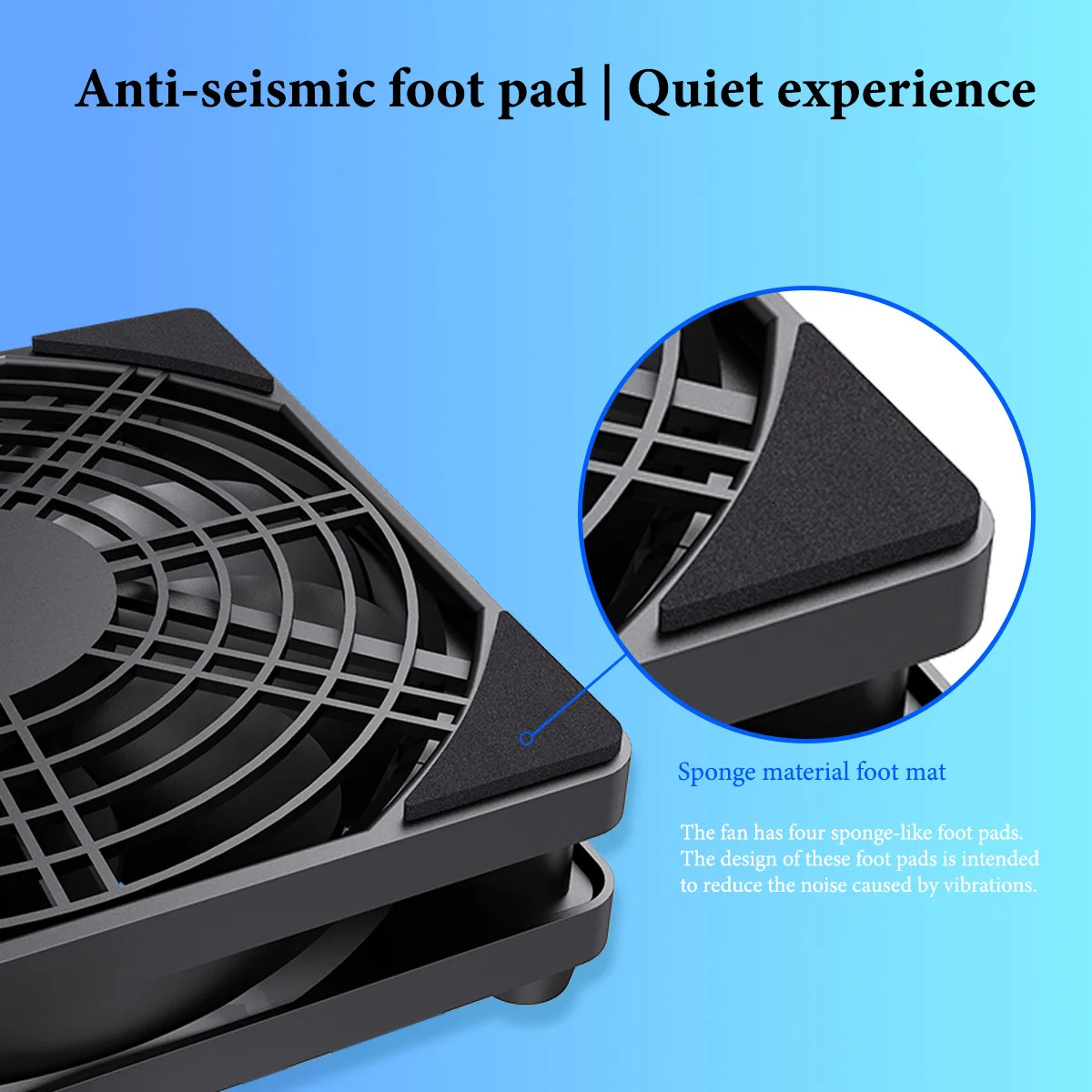 5V USB router cooling fan, with three-speed adjustable function. Style is suitable for cooling various devices.