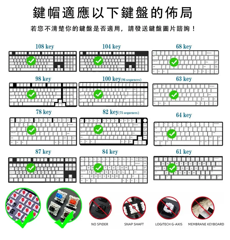 Minimalist White PBT Keycaps 120 Keys Korean Spanish English Multilingual XDA Profile for Mechanical Keyboard Magnetic Keyboard