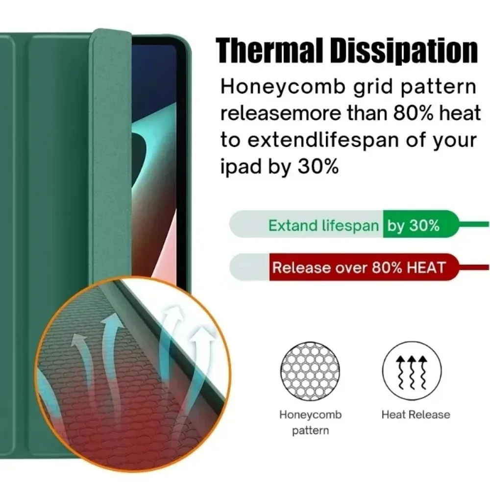 For Redmi Pad 2 Case Auto Wake up & Sleep Silicone Cover Support Charging For Coque Xiaomi Redmi Pad 2 2025 Case Cover 11 inch