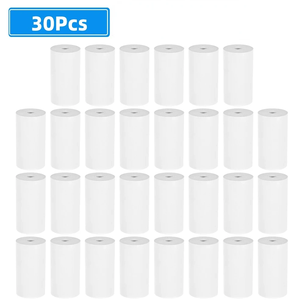 5/10/15/20 57*25mm Thermal Paper White Children Camera Instant Print Kids Camera Printing Paper Replacement Accessories Parts