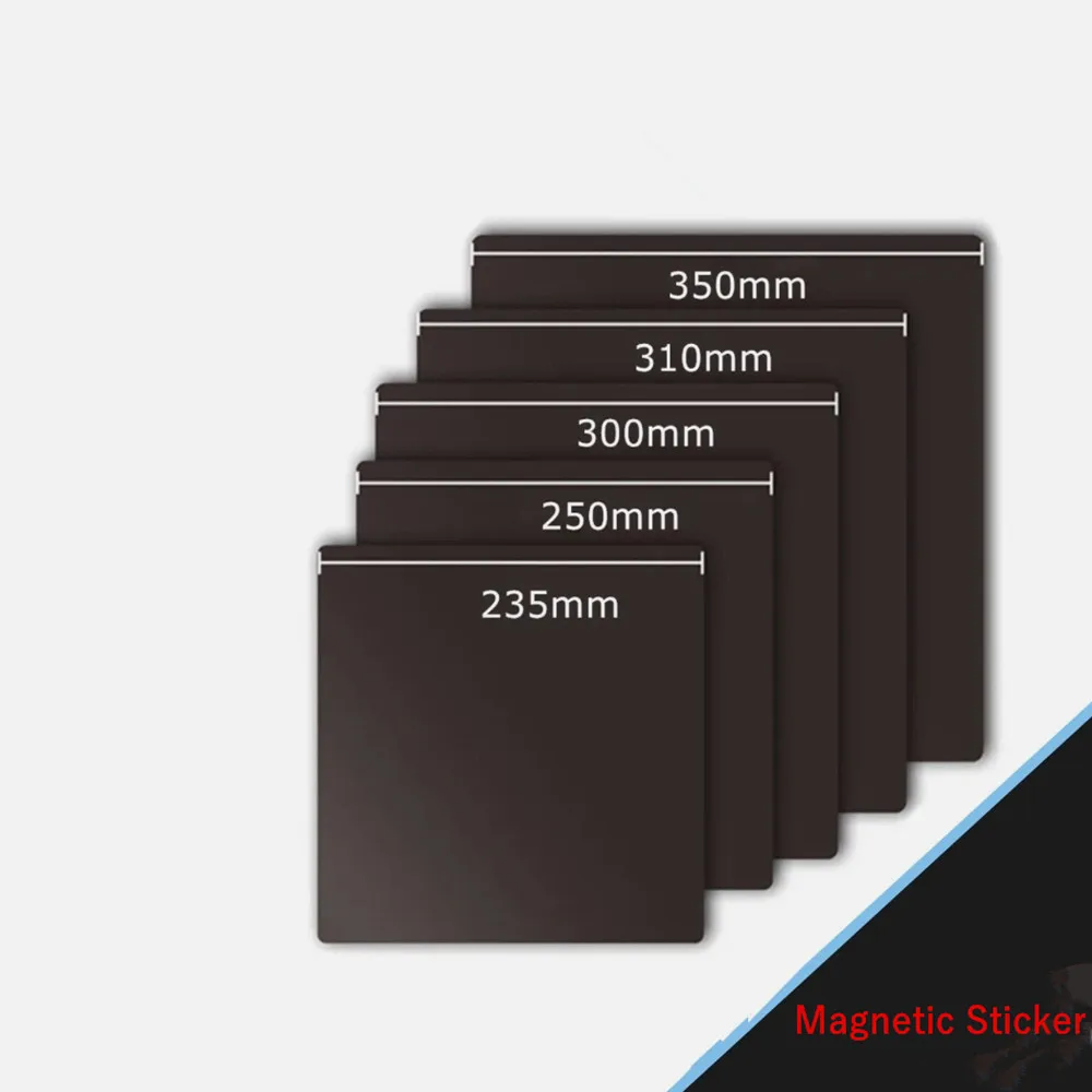 3D Printer 1.2mm Magnetic Sticker With 300LSE Adhesive High Temperature Resistance 120°C for Ender-3 CR10 QIDI Build Plate
