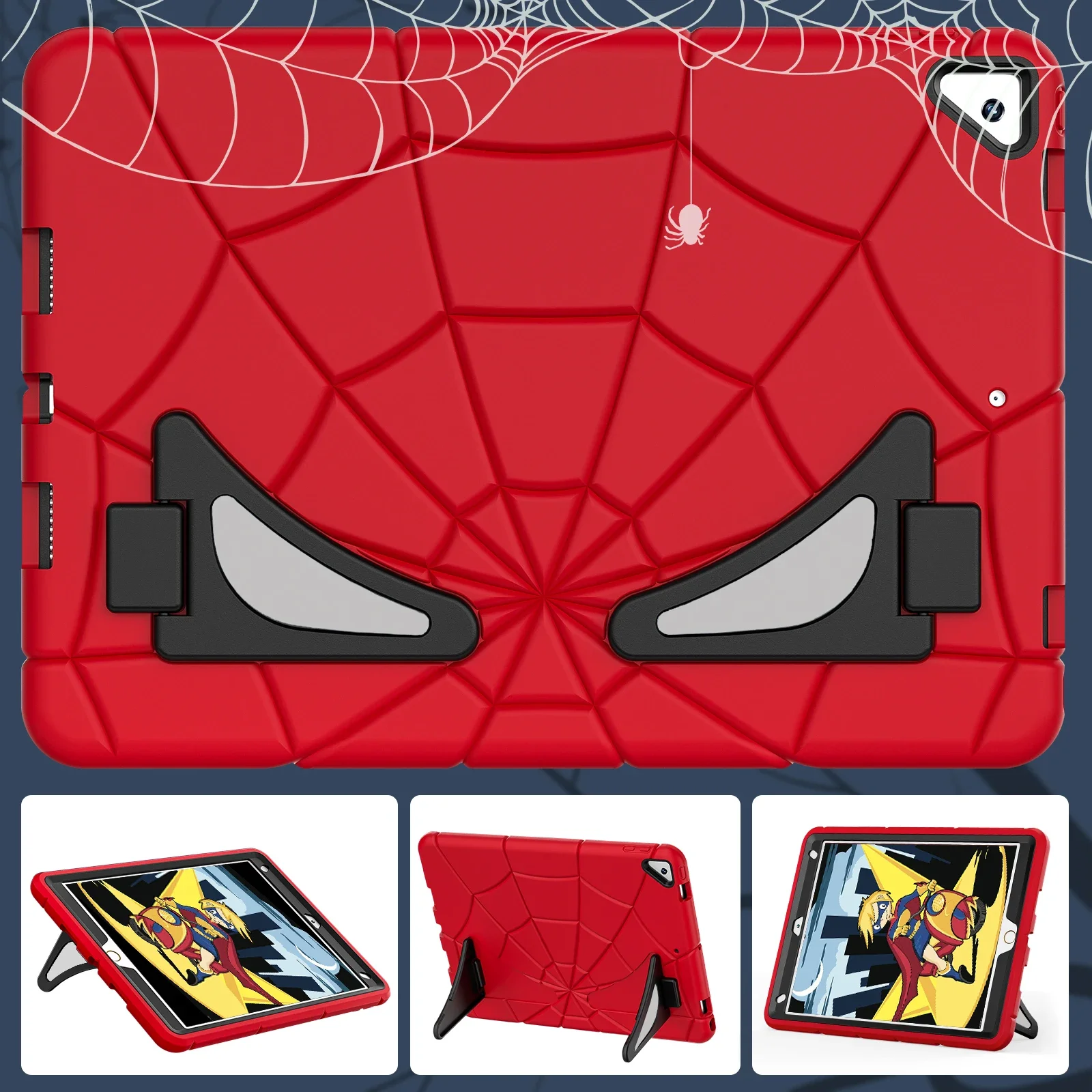 Case For iPad 10th 9th 8th 7th 6th Generation 10.2 9.7 A16 Kid Shockproof Tablet Cover For iPad 11 2024 Pro 2022 Air 4 5 Fundas