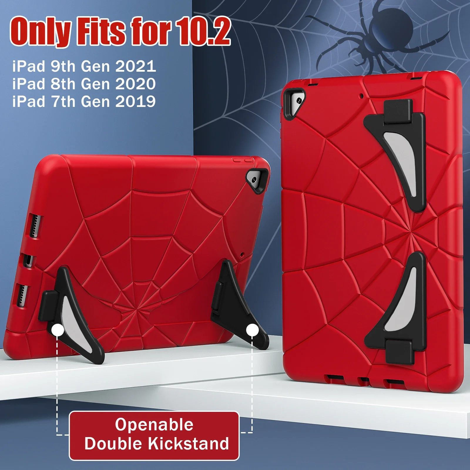 Case For iPad 10th 9th 8th 7th 6th Generation 10.2 9.7 A16 Kid Shockproof Tablet Cover For iPad 11 2024 Pro 2022 Air 4 5 Fundas