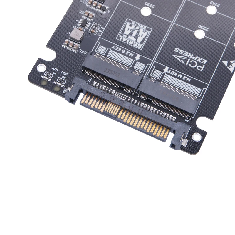 M2 SATA NVMe Key B/M NGFF SSD to PCI-e U2 SFF-8639 Conversion Adapter SSD Adapter PCIe M2 for PC Computer M.2 SSD to U.2 Adapter