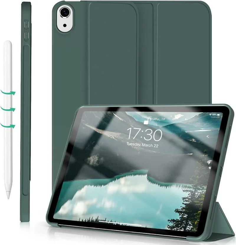 Case for iPad A16 11th 2025 10th Generation 10.9 2022 Smart Cover iPad 11th/10th A3354 A3355 A3356 A2696 A2757 A2777 Fundas case