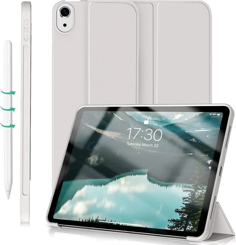 Case for iPad A16 11th 2025 10th Generation 10.9 2022 Smart Cover iPad 11th/10th A3354 A3355 A3356 A2696 A2757 A2777 Fundas case