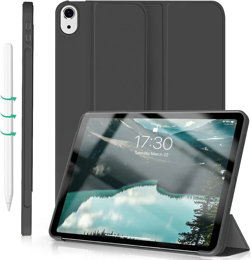 Case for iPad A16 11th 2025 10th Generation 10.9 2022 Smart Cover iPad 11th/10th A3354 A3355 A3356 A2696 A2757 A2777 Fundas case