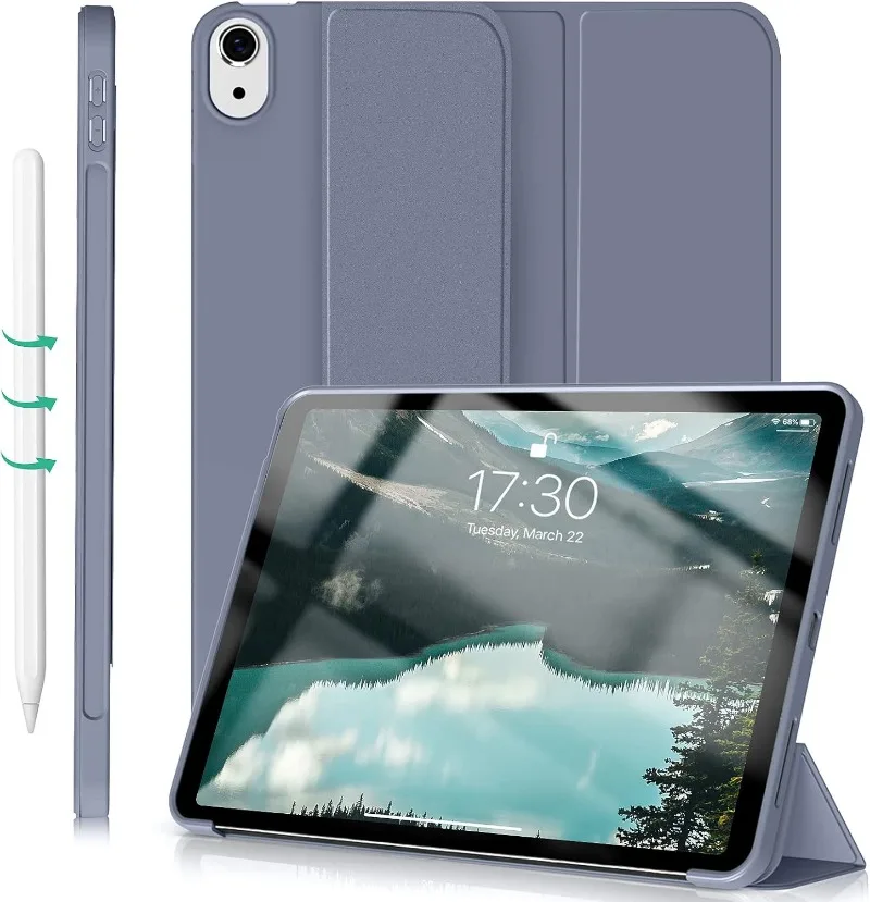 Case for iPad A16 11th 2025 10th Generation 10.9 2022 Smart Cover iPad 11th/10th A3354 A3355 A3356 A2696 A2757 A2777 Fundas case