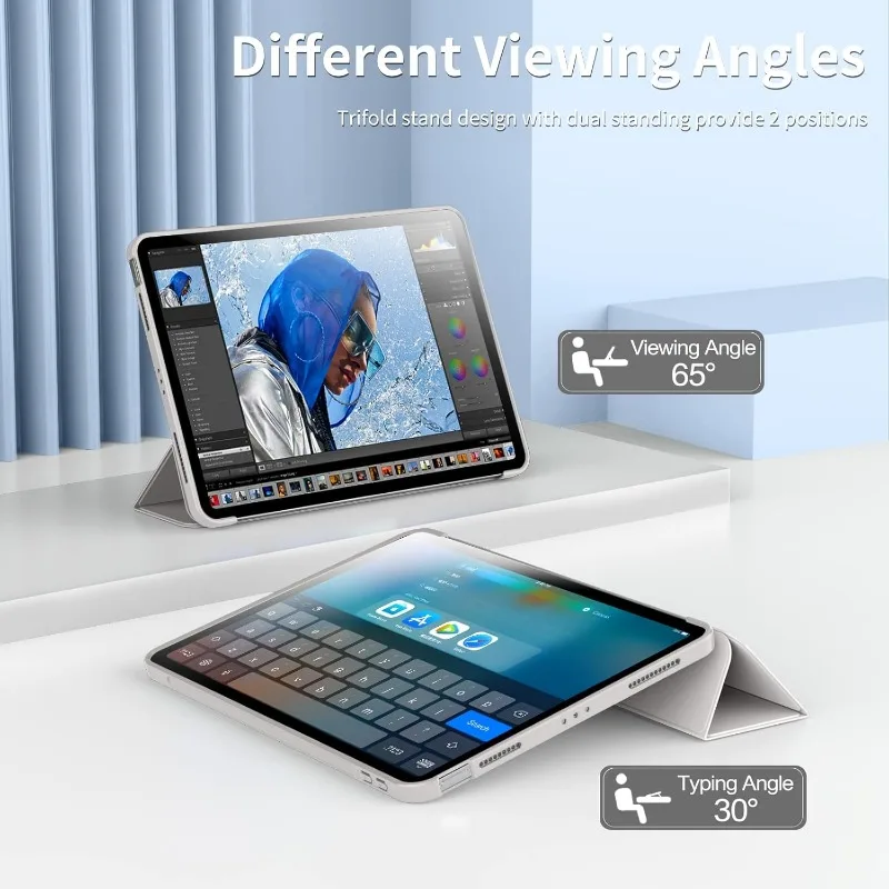 Case for iPad A16 11th 2025 10th Generation 10.9 2022 Smart Cover iPad 11th/10th A3354 A3355 A3356 A2696 A2757 A2777 Fundas case