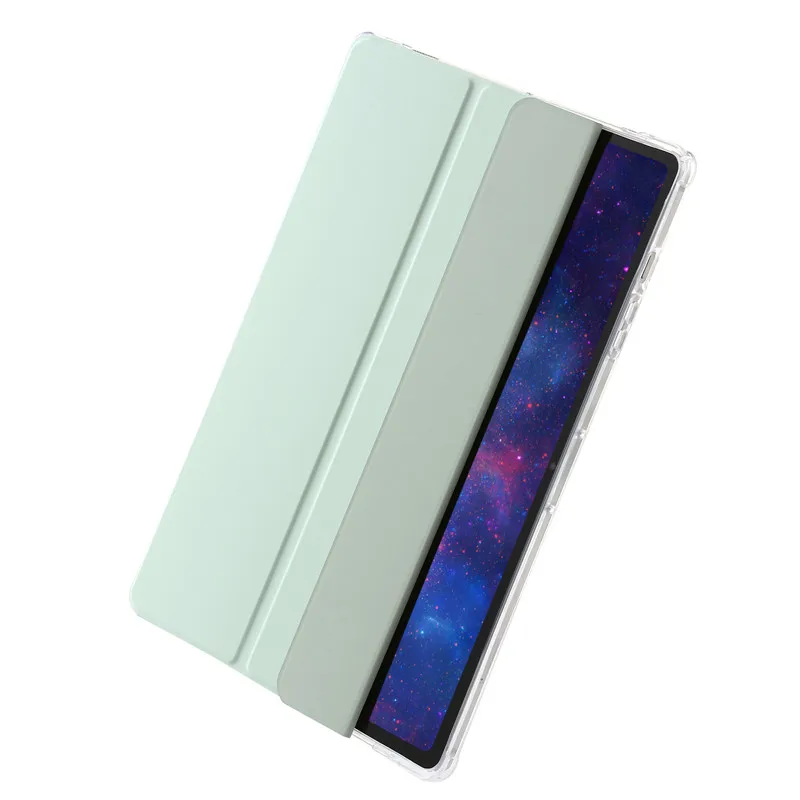 For Samsung Tab S10 Lite Case with Pen Holder Acrylic Clear Hard Stand Cover For Galaxy Tab S10 Lite / S10 FE Case 10.9 inch