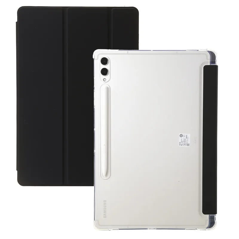 For Samsung Tab S10 Lite Case with Pen Holder Acrylic Clear Hard Stand Cover For Galaxy Tab S10 Lite / S10 FE Case 10.9 inch