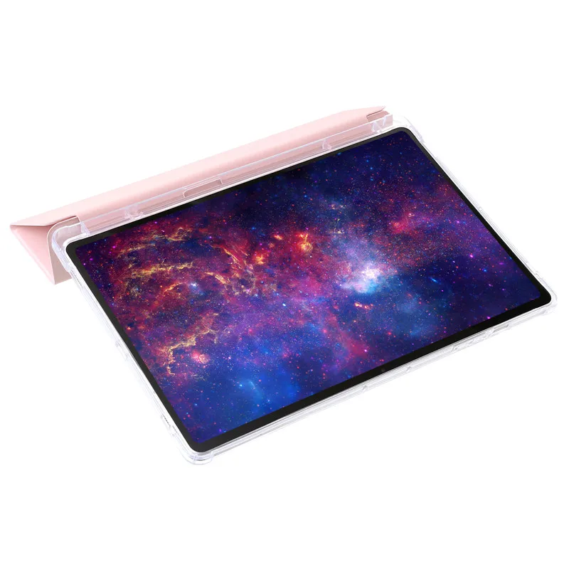 For Samsung Tab S10 Lite Case with Pen Holder Acrylic Clear Hard Stand Cover For Galaxy Tab S10 Lite / S10 FE Case 10.9 inch