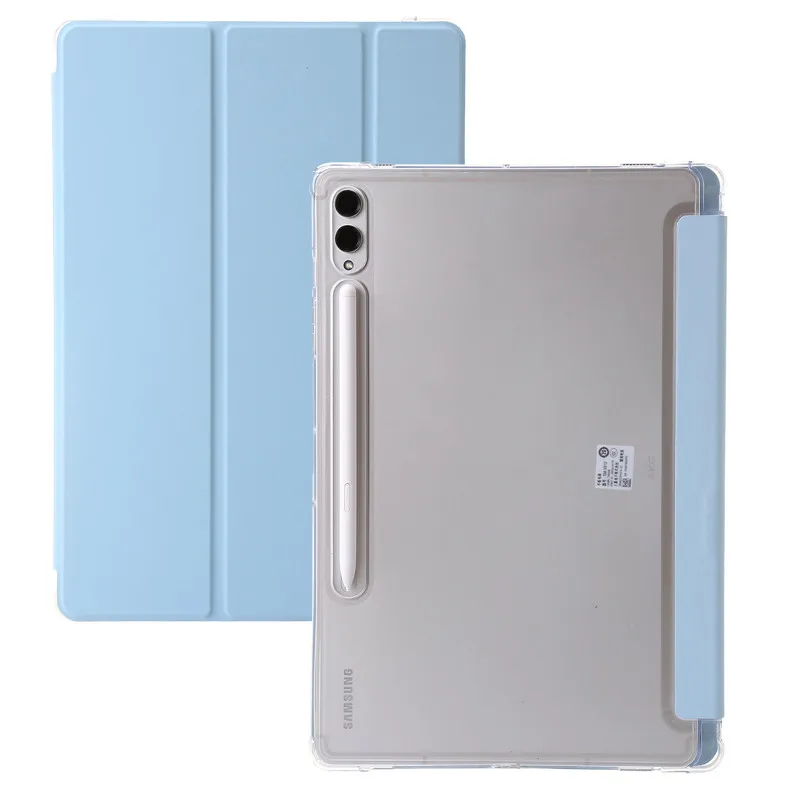 For Samsung Tab S10 Lite Case with Pen Holder Acrylic Clear Hard Stand Cover For Galaxy Tab S10 Lite / S10 FE Case 10.9 inch