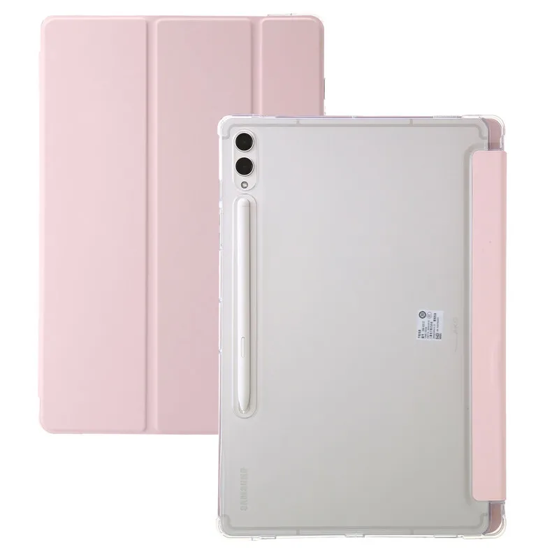 For Samsung Tab S10 Lite Case with Pen Holder Acrylic Clear Hard Stand Cover For Galaxy Tab S10 Lite / S10 FE Case 10.9 inch