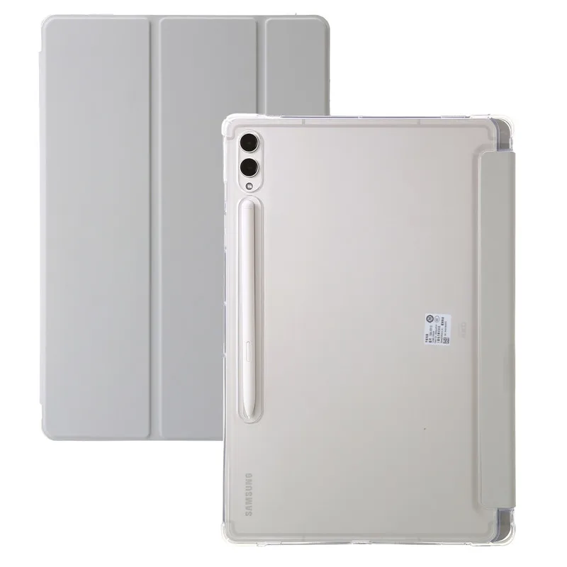For Samsung Tab S10 Lite Case with Pen Holder Acrylic Clear Hard Stand Cover For Galaxy Tab S10 Lite / S10 FE Case 10.9 inch