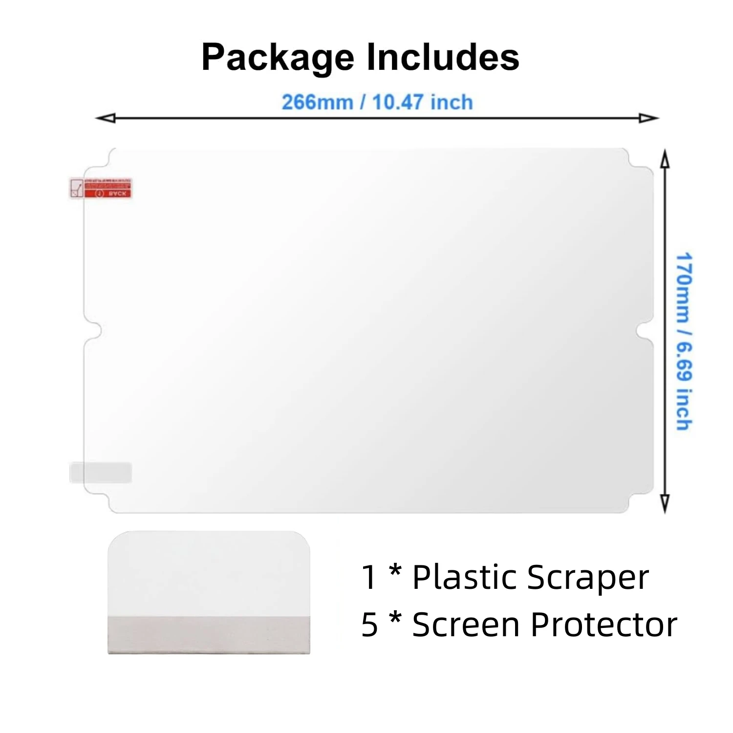 5PCS Screen Protector For Anycubic Photon Mono M5S/M5S Pro 10.1 Inch LCD Anti Scratch Protective Film for 3D Printer Accessories