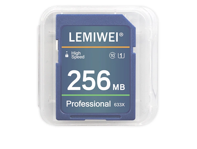 Camera SD Card 256MB 512MB 1GB 2GB High Speed Class 10 U1 Professional 633X SD Card UHS-I LEMIWEI Memory Card For Camera