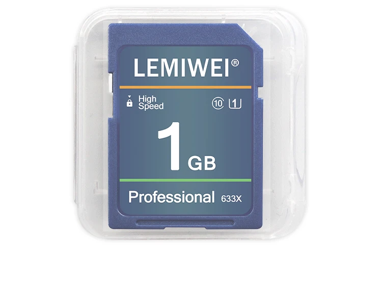 Camera SD Card 256MB 512MB 1GB 2GB High Speed Class 10 U1 Professional 633X SD Card UHS-I LEMIWEI Memory Card For Camera