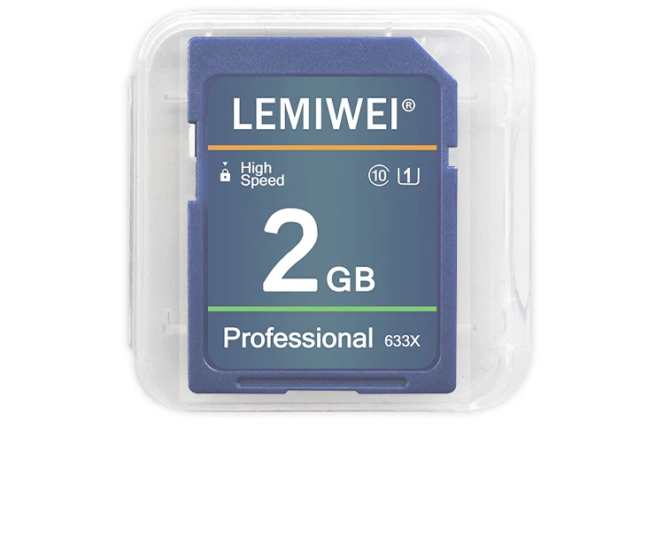 Camera SD Card 256MB 512MB 1GB 2GB High Speed Class 10 U1 Professional 633X SD Card UHS-I LEMIWEI Memory Card For Camera