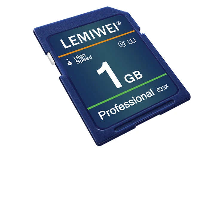 Camera SD Card 256MB 512MB 1GB 2GB High Speed Class 10 U1 Professional 633X SD Card UHS-I LEMIWEI Memory Card For Camera