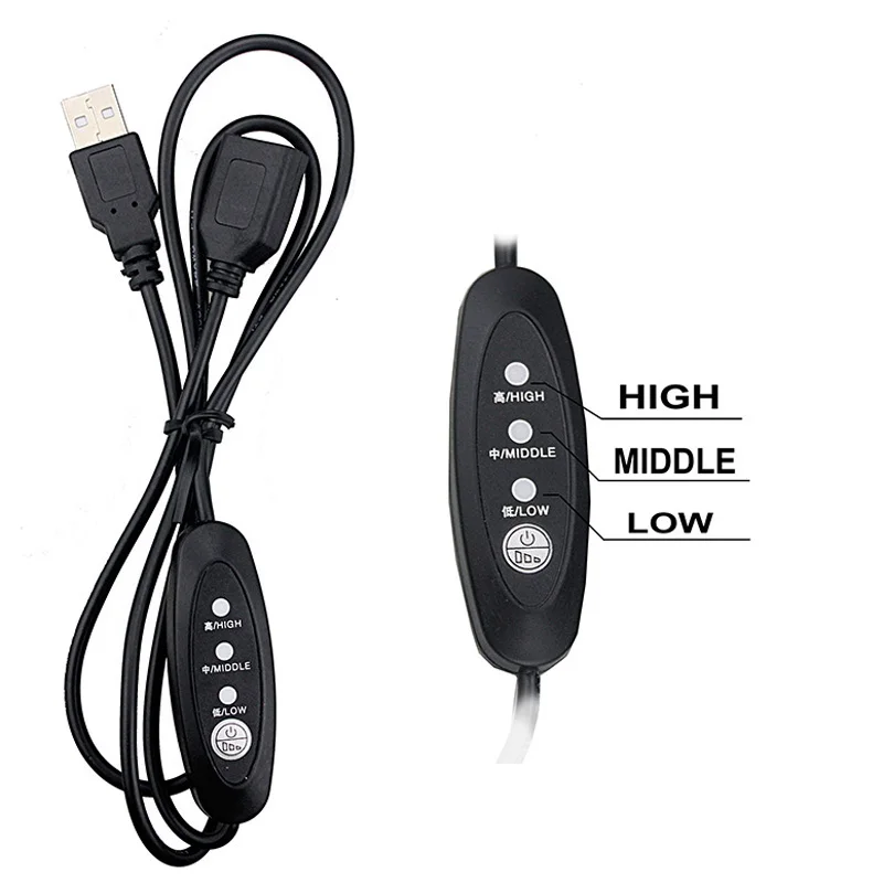 GDSTIME Dual 40mm 60mm 80mm 92mm 120mm 140mm 5V USB Fan w 2 in 1 USB Cable USB Controller For AV Receiver DVR and TV Box Cooling