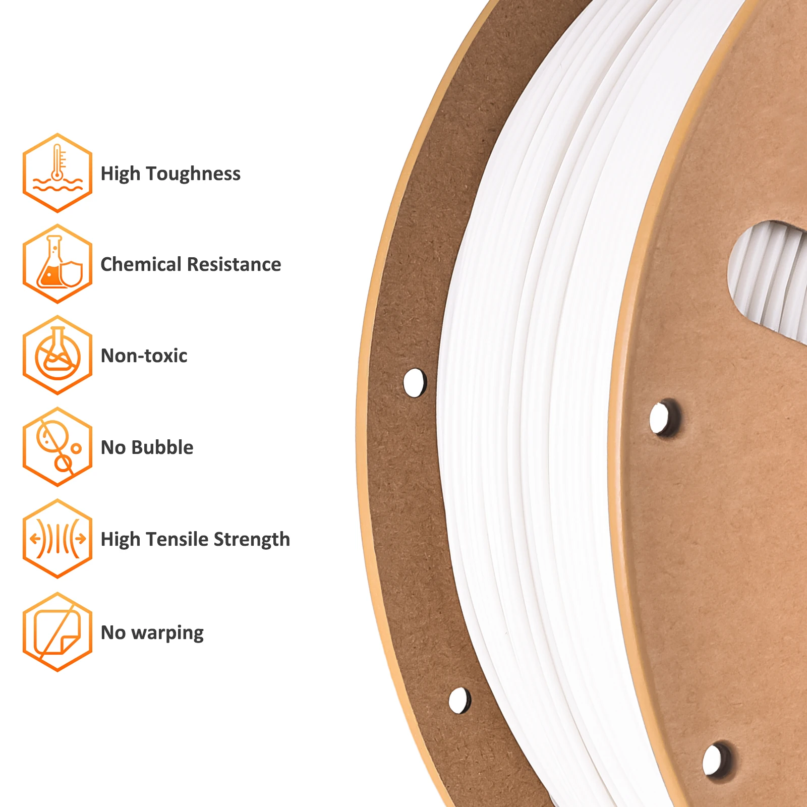 Eryone PP-CF(700g)/PP(900g) Premium Filament 3D FDM Print, Safe Material PP, PP Carbon Fiber/PP Filament