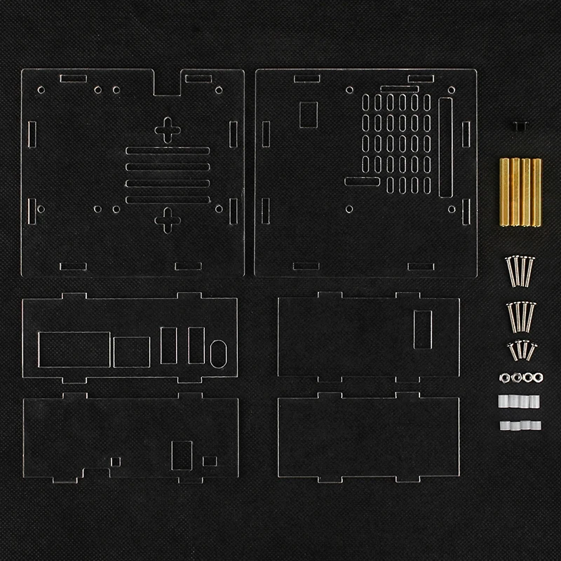Micro HDMI-compatible to HDMI-c Multifunctional Adapter for Raspberry Pi 5 / 4B  Two Power Supply Methods Dual 4K Output