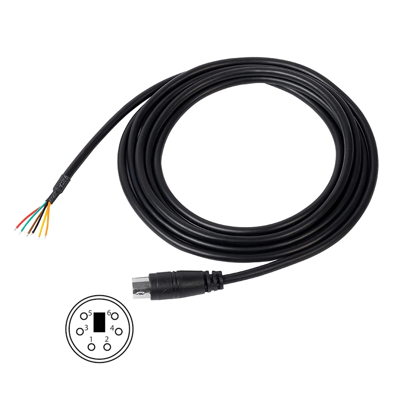 CT-39A Packet Interface Cable 6 Pin Mini Din Breakout Cable for Yaesu FT-450D FT-8800R FT-991 FT-817 FT-897D FT-7900R FT-7800R